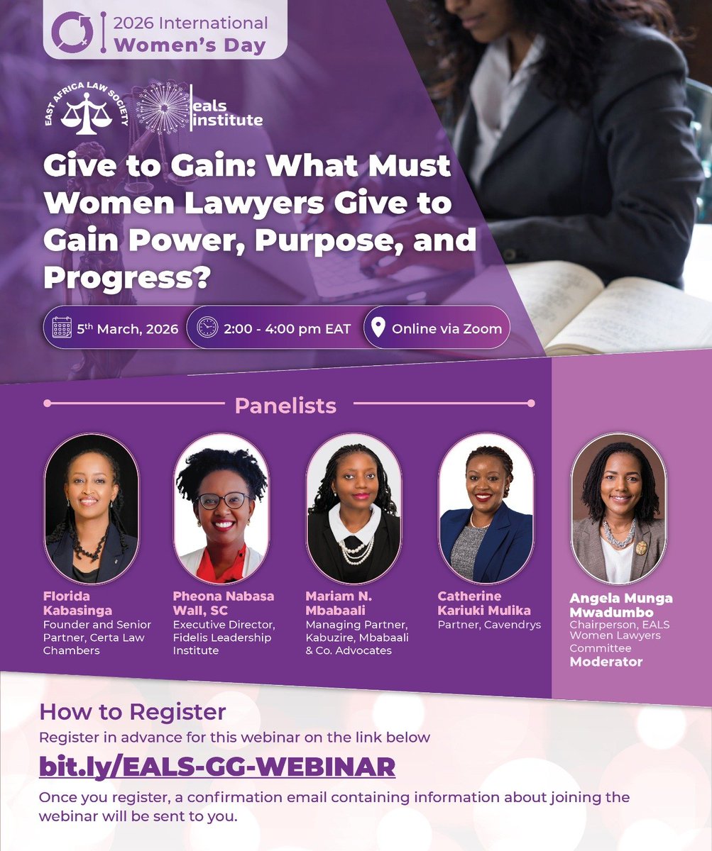 East African Law Society women in the profession