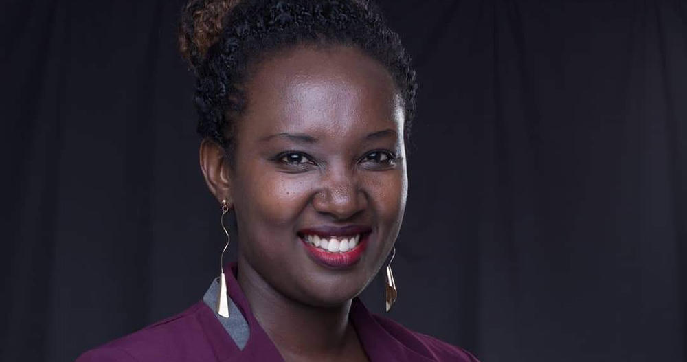 Studio portrait of Pheona Nabasa Wall